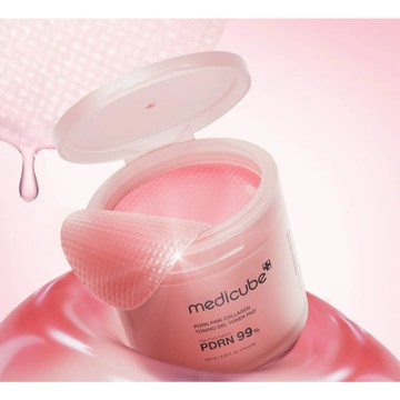 Medicube 韓國正品 PDRN 粉紅膠原凝膠爽膚棉 70片【正韓現貨】高純度 肌膚彈潤透亮 保濕精華 補水膠原護理