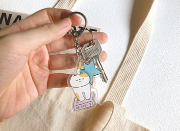 I Want to Be Cool. / 壓克力鑰匙圈