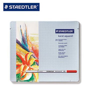 施德樓 MS125M24G 金鑽水彩色鉛組24色入(綠色系) / 盒【APP滿額下單10%點數(單一帳號最高5000點)】1/31止