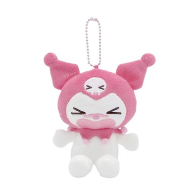 小禮堂 【限購排單不保單】Sanrio 三麗鷗 酷洛米 絨毛玩偶吊飾 (粉帽大哭 變裝50週年)