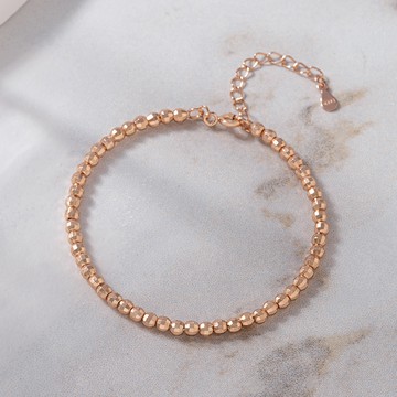 [925純銀]MARIGOLD星光細語個性珠珠手鍊【KMD279】-玫瑰金/銀