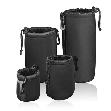 微單反相機便攜加厚款內膽包鏡頭筒防震鏡頭袋適用于5D3D7100保護套70D鏡頭袋保護套