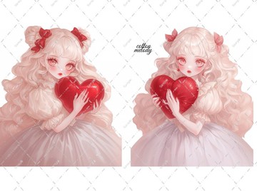 original sticker no.2435 人物貼紙 原創貼紙 原創人物貼紙 裝飾貼紙 cotton melody