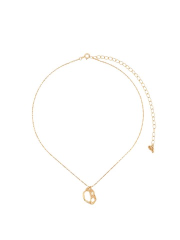LOVENESS LEE - Antha abstract-pendant necklace - women - 18kt Gold Plated Silver - One Size