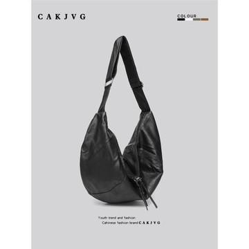 CAKJVG慵懶風休閑可頌牛角包餃子包單肩斜挎包百搭小眾包包女通勤