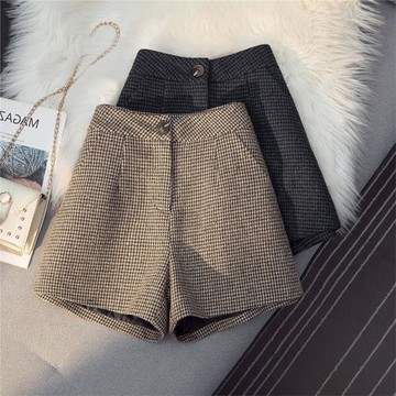 Fashion High Waist Wide Leg Shorts for Women時尚高腰闊腿短褲