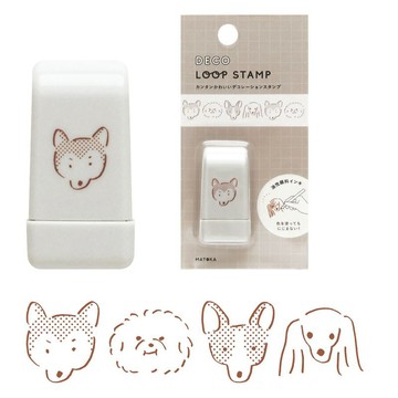 MATOKA 裝飾滾輪印章 Doggy