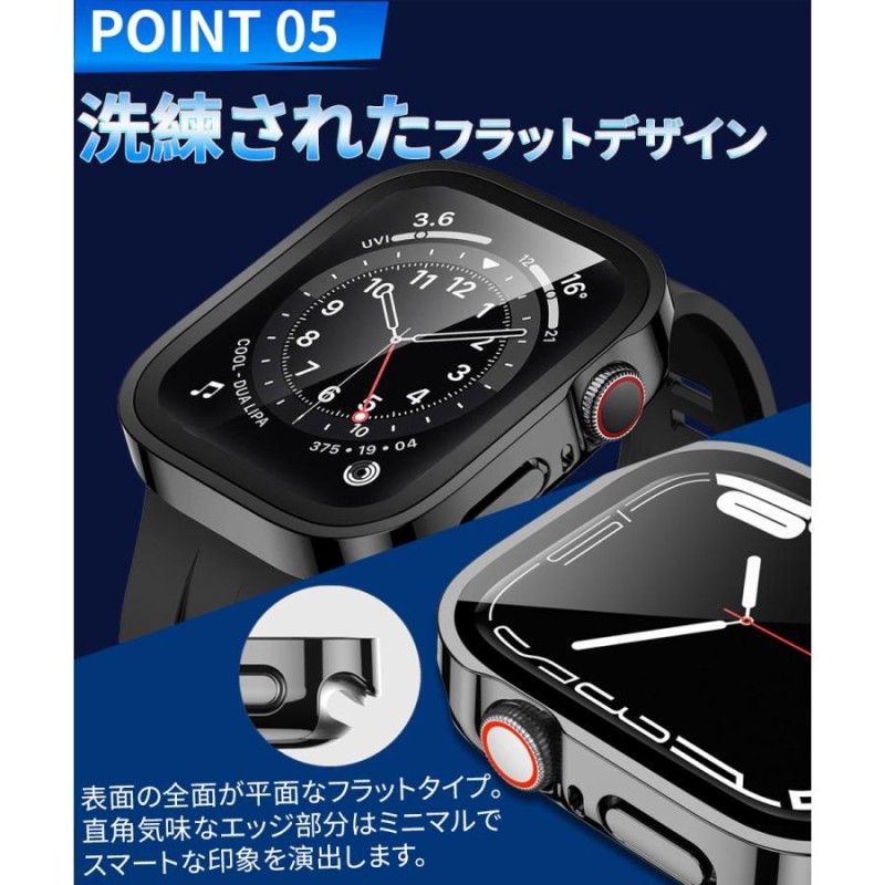 FAZHAN for Apple Watch カバー カバー Series 9 8 7 アップルウォッチ