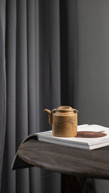 送禮紫砂壺茶壺牛盖洋桶 特高温 380cc 原矿特高温黄金段 老味十