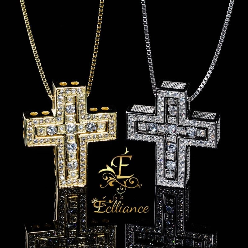 Eclliance エクリアンス S925 18k Cross Necklace ジルコニア クロス ネックレス メンズ レディース ブランド 通販 Lineポイント最大0 5 Get Lineショッピング