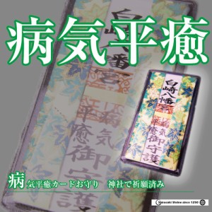 病気平癒 身体健康 お守り 病気平癒御守護 カード型ミニお守 神社で祈願 祓い清め済み 通販 Lineポイント最大1 0 Get Lineショッピング