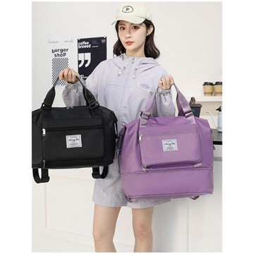 伸縮旅行包可折疊大容量短途多功能手提包健身包孕婦待產包防水