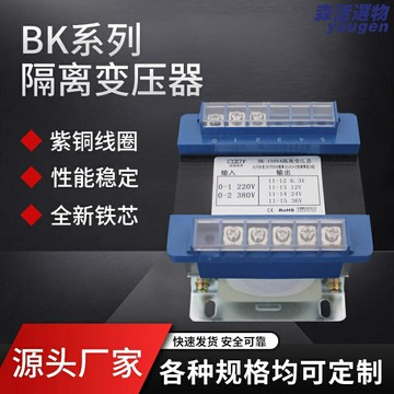 【工業級隔離】控制變壓器 機床變壓器 電源變壓器 隔離變壓器 單相變壓器 380V轉220V/110V/24V 銅芯BK系列 零地分離 安全穩定
