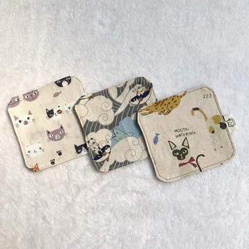 【聖誕禮盒】方形杯墊 杯墊 小餐墊 餐墊