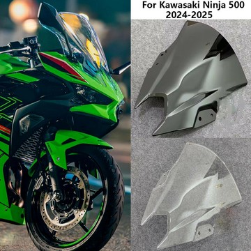 KAWASAKI LJBKOALL 適用於川崎忍者 500 2024 -2025 NINJA500 摩托車擋風玻璃擋風板