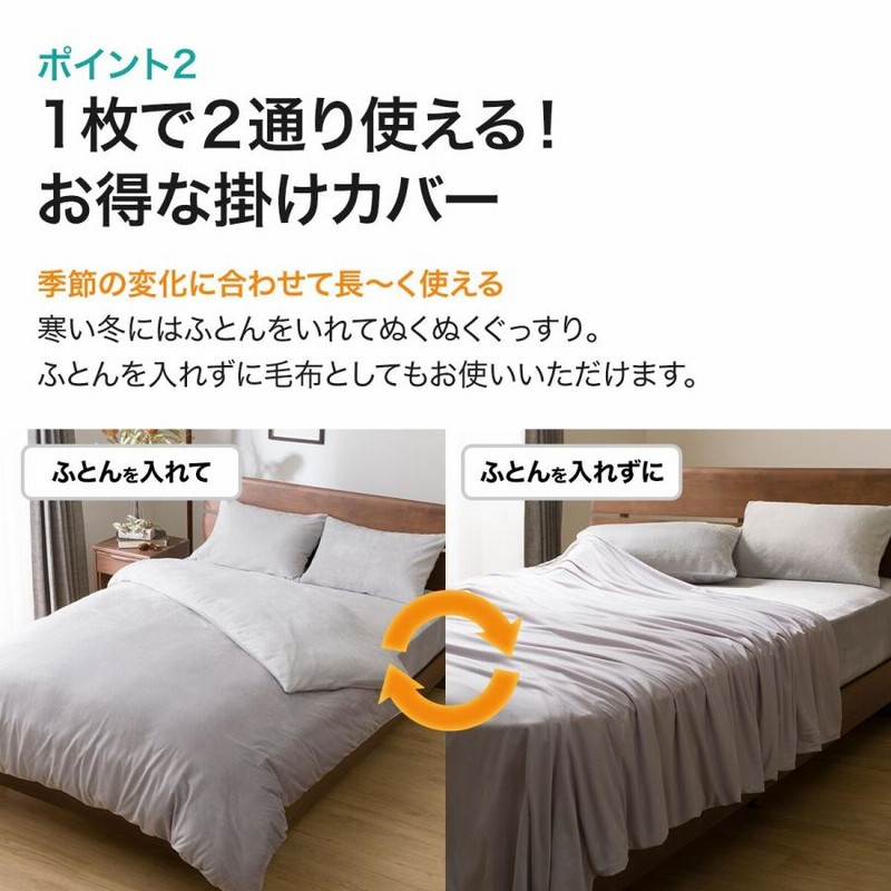 毛布にもなる掛け布団カバー クイーン(Nウォーム GY22A15 Q 毛布にもなる掛け布団カバー クイーン(Nウォーム GY22A15 Q