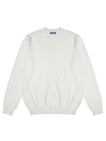 KT005 Washable Round Knitwear_ivory