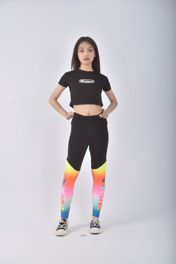 加購優惠(L) zumba wear高腰瑜珈黑色長褲