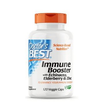 Immune Booster with Echinacea, Elderberry & Zinc 120 VegiCaps by Doctors Best