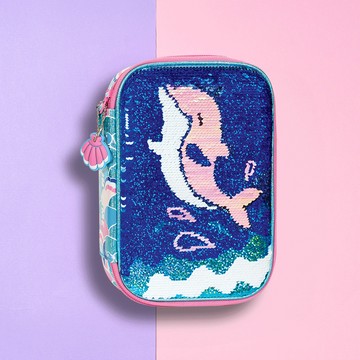 亮片收納包-悠遊海豚│Fun Time