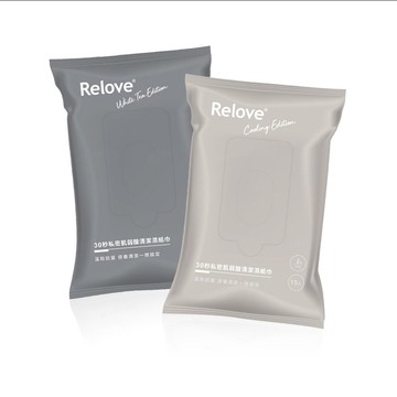 Relove 私密肌30秒弱酸濕紙巾(15抽/包) 無涼感 涼感 兩款可選