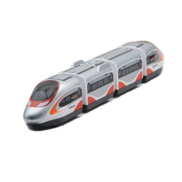 港鐵動感號列車 鐵支路4節迴力小列車 迴力車 火車玩具 壓克力盒裝 QV079T1 TR台灣鐵道