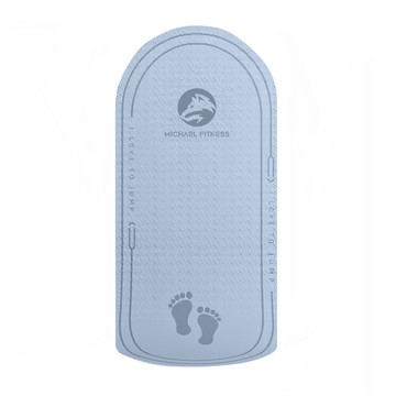 MICHAEL FITNESS 麥克健身 跳繩墊 140*66*0.8cm 藍綠色 靜音減震雙面防滑  1個