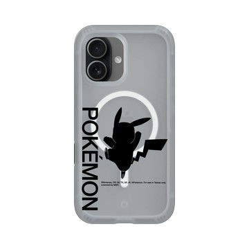 iPhone 17 AirX 流變灰 - 寶可夢 Pokemon - 皮卡丘剪影