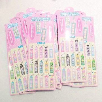 真愛日本 三麗鷗 偶像應援 日本限定 四格拍貼造型卡套 盲抽 人生四格 卡套 掛飾 禮物