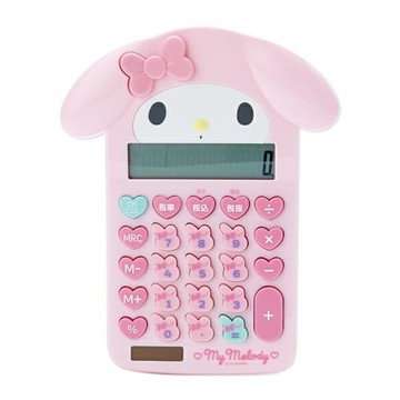 【震撼精品百貨】My Melody_美樂蒂~日本三麗鷗Sanrio 美樂蒂造型太陽能12位元計算機 (粉大臉款)*63391