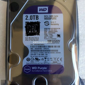 WD2tb機械盤 2T硬盤 2000G硬盤 臺式電腦硬盤 3.5寸硬盤 紫盤綠盤【北歐居家生活】