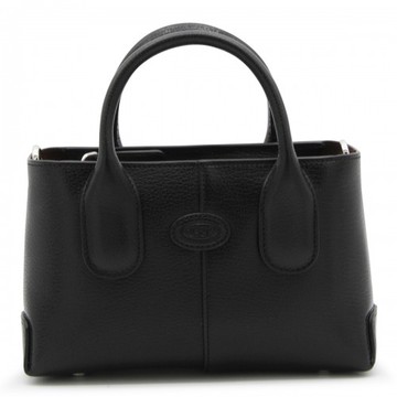 Tod's - Black Leather Mini Crossbody Bag Uni