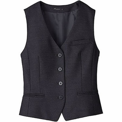 ベスト レディス衿付ベスト ホテル制服 バーテンダー ソムリエ ラウンジ コンシェルジュ FV1303L ボンマックス（ユニフォーム） ベスト レディス衿付ベスト