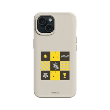 iPhone 15 SolidX 貝殼灰 - 哈利波特 Harry Potter - 學院盃系列：赫夫帕夫
