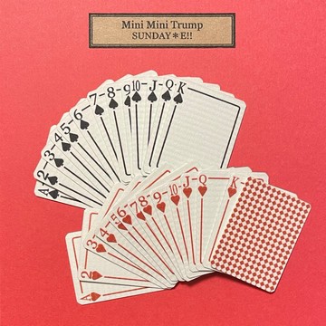 迷你撲克牌 紅色