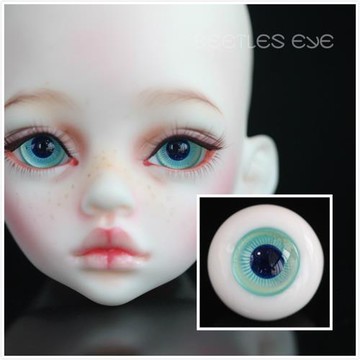 【Beetles】BJD/SD娃娃 手工玻璃眼珠混色系列 冰淇淋色 C-04