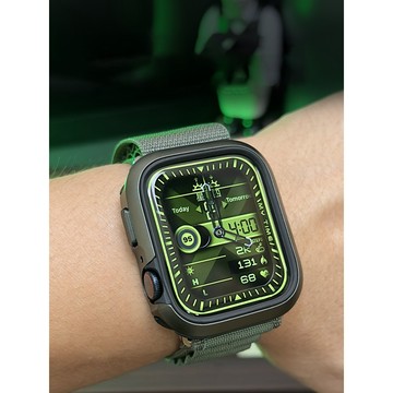《台灣出貨》超质感 適用 APPLE WATCH 軍工防摔鋁合金錶殼 錶框 防摔錶殼 鋁合金錶殼 邊框殼 S9 45mm
