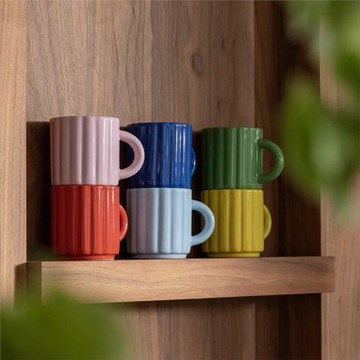 FQR LIVING荷蘭 &klevering設計家居 簡約 多彩色陶瓷馬克杯/茶壺