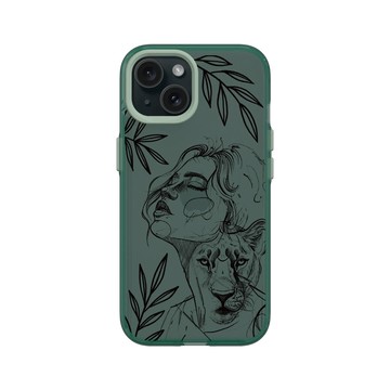 iPhone 15 Clear 憂墨綠 - MYMY REVERZ TATTOO - BANDIA
