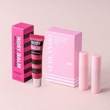 詩蘭朵 SERLANDO 美唇水潤組 粉紅露3ml*2+瑰蜜膏8ml*1 ｜現貨｜改善暗沉｜保濕｜修護｜護唇｜快速到貨
