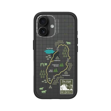 iPhone 16 Mod NX 黑 - Nature Explorers 自然探索指南 - 探索指南（夜晚的阿爾卑斯山）