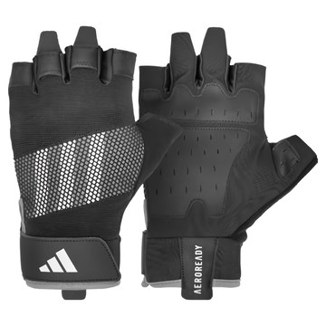 adidas 愛迪達 專業透氣訓練手套  S(15.5 x 9.5 x 2.5cm)  黑色  1雙