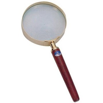 【文具通】Life 徠福3"花梨木金框高倍率放大鏡6倍NO.7096 L8020038【領券滿額再折千12/31止】
