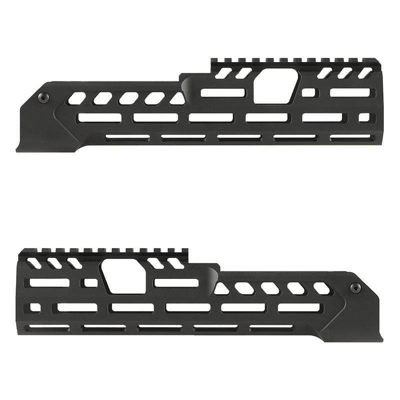 Airsoft Artisan Spearタイプ 10inch M-LOKハンドガードセット (SIG AIR MCX Virtus AEG) BK