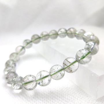 【訂製品】綠幽靈 滿天星 南非 7-14mm 手串 手鍊 天然水晶