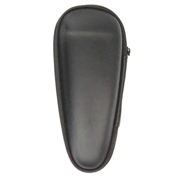 好米 電動刮鬍刀收納盒  質感紋路 拉鍊設計 硬殼保護 防水便攜  黑色  1個