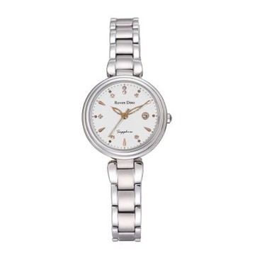 Roven Dino羅梵迪諾 氣質名媛時尚腕錶-銀X白-RD6123S-338W-28mm