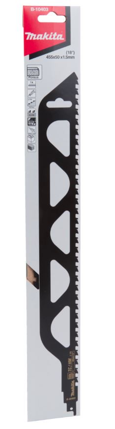 MAKITA 牧田 軍刀鋸片 B-10403 長度 455mm 單支 超硬金屬 適用 石材 硬磚 混凝土