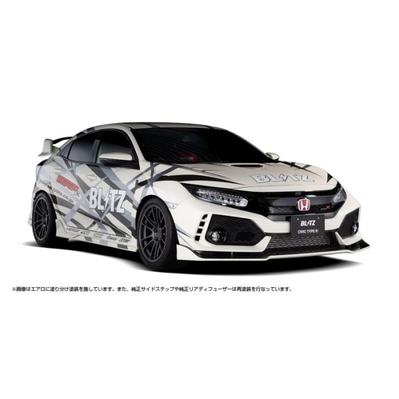 BLITZ/ブリッツ】 AERO SPEED (エアロスピード) R-Concept リアガーニッシュ ホンダ シビック タイプR FK8 K20C  [60363] | LINEショッピング