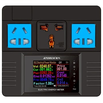 ATORCH 電壓電流功率測試儀 電能寶 JL24WB AC-16A-3680W WiFi版  1個